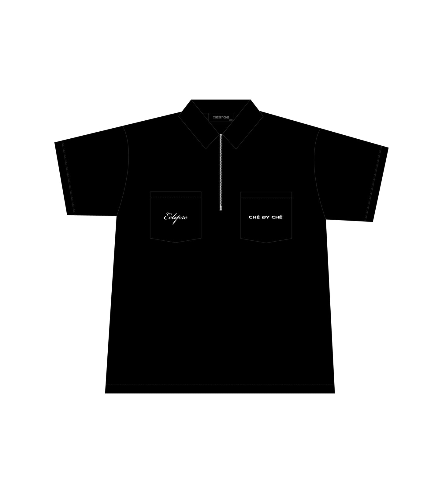 ET93 ECLIPSE ZIPPER T-SHIRT